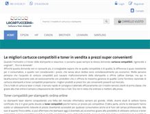 Tablet Screenshot of lacartucceria.it